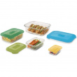 Lunch boxes, Set with 4, NEST GLASS CONTAINERS, Large, Joseph Joseph, Assorted Lunch boxes, Set with 4, NEST GLASS CONTAINERS, Large, Joseph Joseph, Assorted