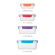Lunch boxes, Set with 4, NEST LOCK CONTAINERS, Large, Joseph Joseph, Assorted Lunch boxes, Set with 4, NEST LOCK CONTAINERS, Large, Joseph Joseph, Assorted