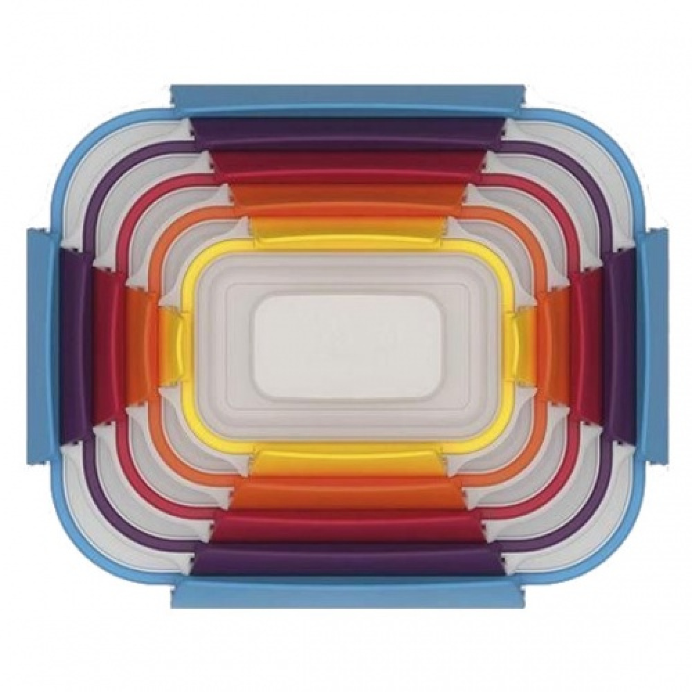Lunch boxes, Set with 5, NEST LOCK CONTAINERS, Large, Joseph Joseph, Assorted in the group Storage / Kitchen storage / Food containers at SmartaSaker.se (42208)