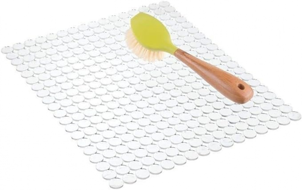 Sink Mat, CRYSTAL LARGE SINK MAT, 30,5 x 40 cm, Clear in the group Storage / Kitchen storage / Dish racks and sink accessories at SmartaSaker.se (42211)