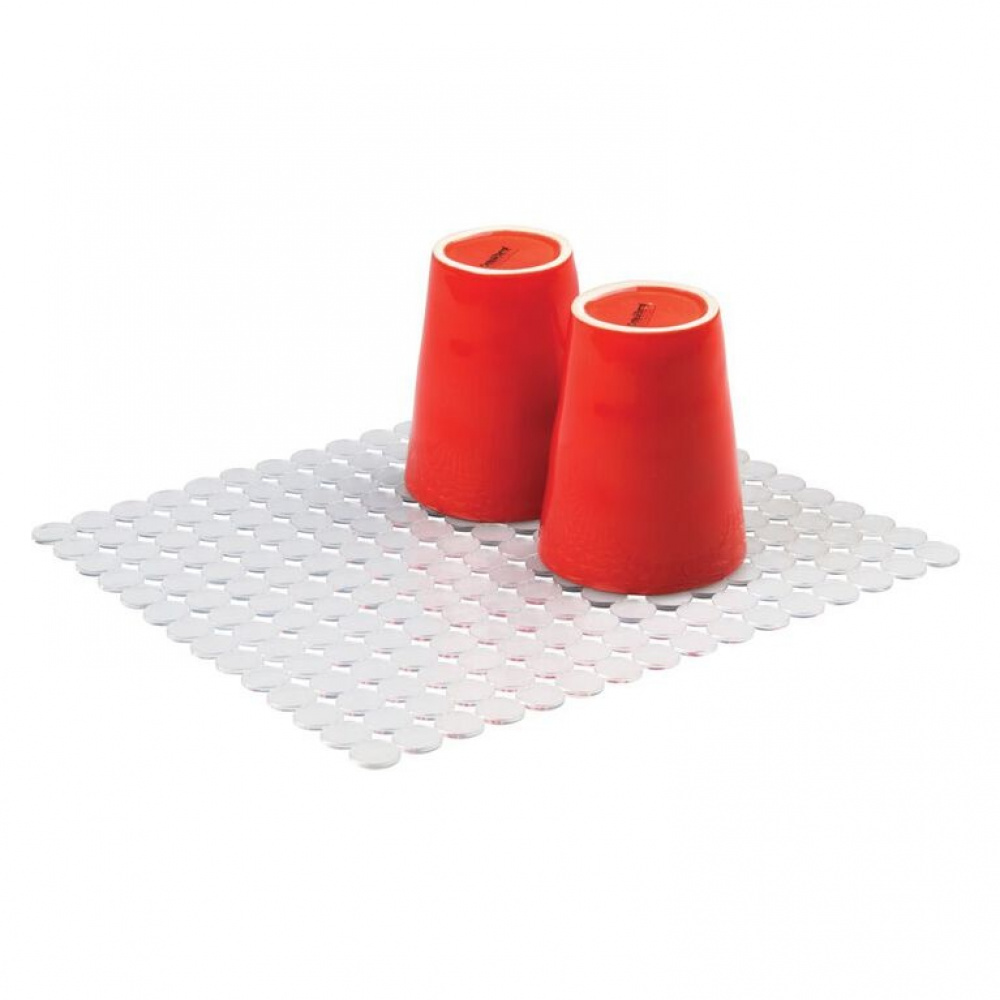 Sink Mat, CRYSTAL SQUARE SINK MAT, 27 x 31 cm, Clear in the group Storage / Kitchen storage / Dish racks and sink accessories at SmartaSaker.se (42212)