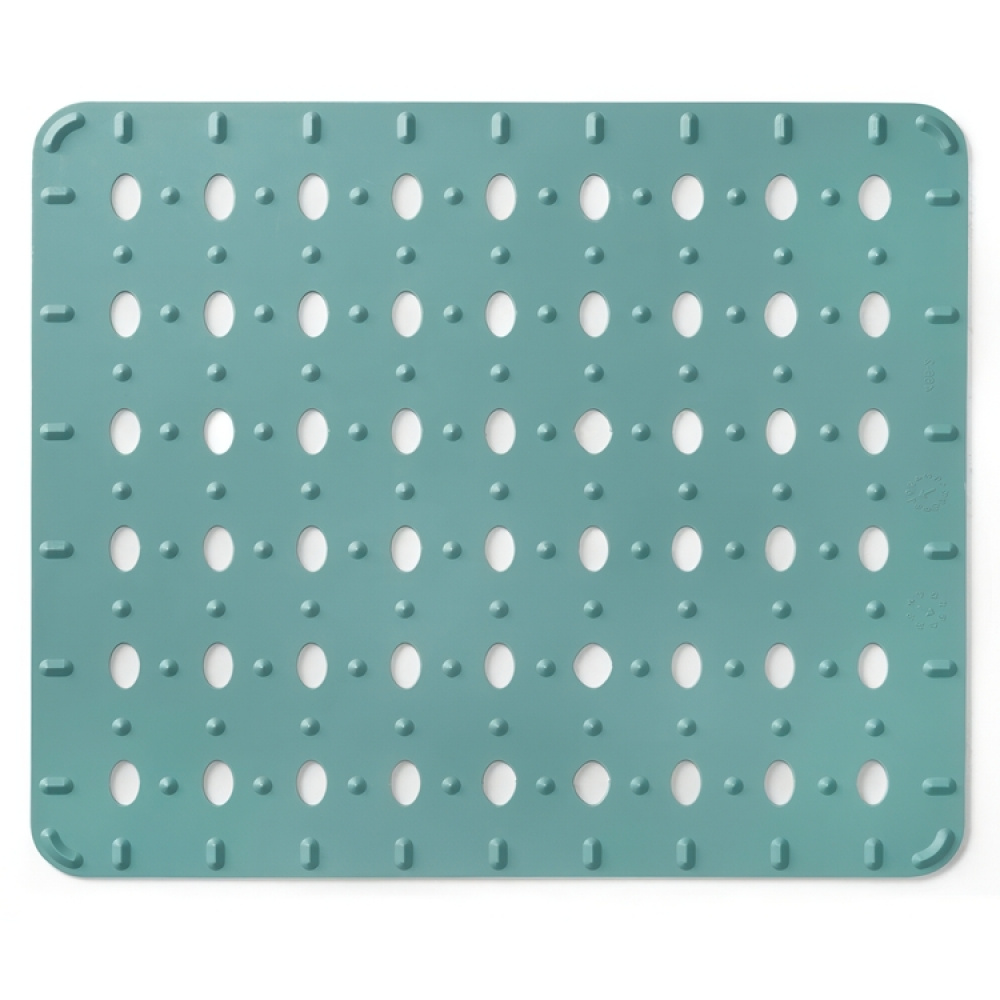 Sink Mat, Rubber, SMALL SALVAPLATOS, 32 x 27,5 cm, Aqua Green in the group Storage / Kitchen storage / Dish racks and sink accessories at SmartaSaker.se (42214)