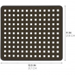 Sink Mat, iDESIGN SQUARE SINK MAT, 28 x 32 cm