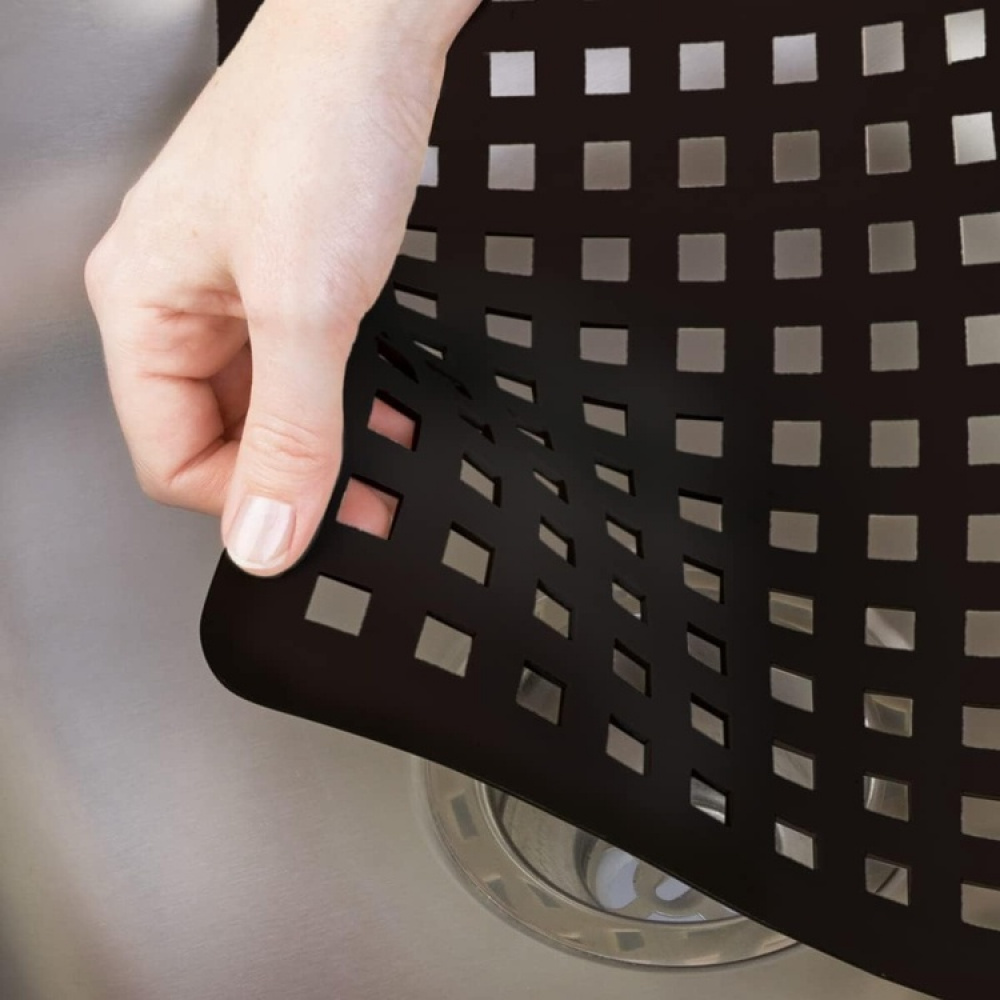 Sink Mat, iDESIGN SQUARE SINK MAT, 28 x 32 cm in the group Storage / Kitchen storage / Dish racks and sink accessories at SmartaSaker.se (42216)