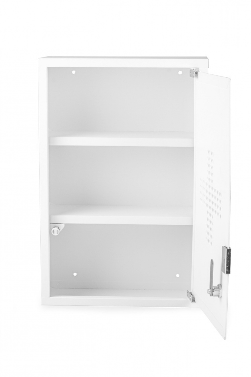 Medicine cabinet in metal, lockable, CURE, 30 x 12 x H 45 cm, White in the group Storage / Bathroom storage at SmartaSaker.se (42220)