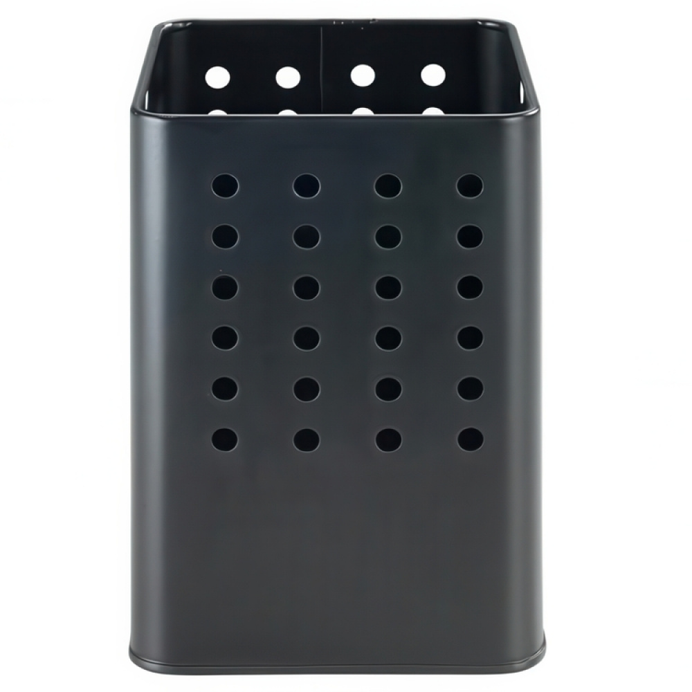 Metal Basket, SILIO UTENSIL HOLDER, 11,5 x 11,5 x H 16,5, Black in the group Storage / Kitchen storage at SmartaSaker.se (42225)