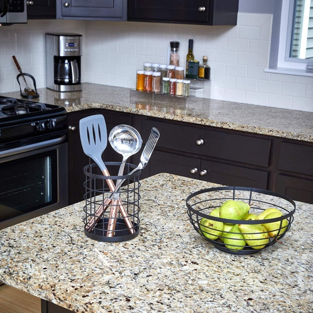 Metal Wire Basket, KITCHEN UTENSIL HOLDER in the group Storage / Kitchen storage at SmartaSaker.se (42226)