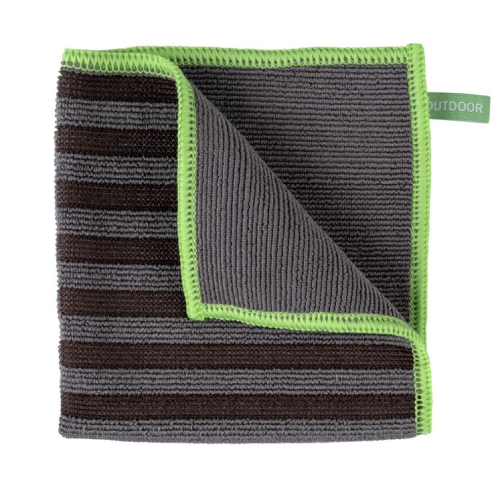 Microfiber cloths for coarse dirt, Set of 2, OUTDOOR, 30 x 30 cm, Black in the group Storage / Cleaning and waste sorting / Cloths and brushes at SmartaSaker.se (42228)