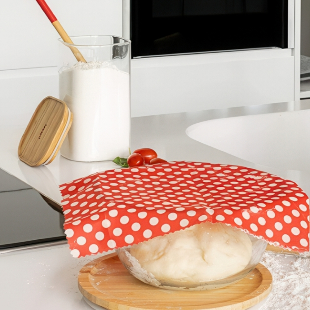 Eco Friendly wraps, Set of 3, Reusable, BEEWAX, Red / Yellow / Pink in the group Storage / Kitchen storage at SmartaSaker.se (42234)