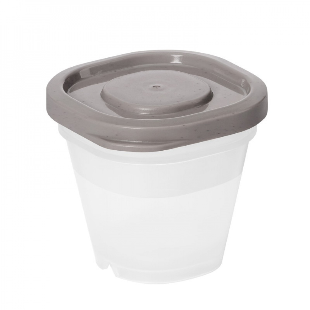 Mini containers, Set of 4, SMARTSTORE SUSTAIN, Transparent / Earl grey in the group Storage / Kitchen storage / Food containers / SmartStore food containers at SmartaSaker.se (42243)