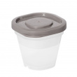 Mini containers, Set of 4, SMARTSTORE SUSTAIN, Transparent / Earl grey  Mini containers, Set of 4, SMARTSTORE SUSTAIN, Transparent / Earl grey