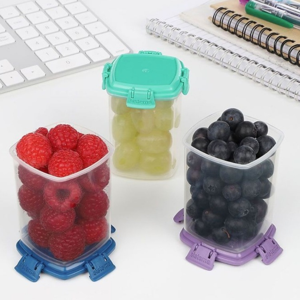 Mini containers, Set of 3, 138 ml, MEDIUM KNICK KNACK TO GO, Mix in the group Storage / Kitchen storage / Food containers at SmartaSaker.se (42245)
