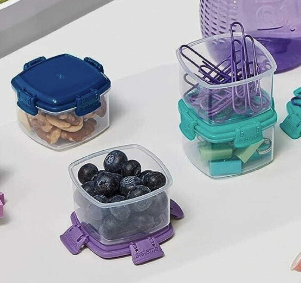 Mini containers, Set of 62 ml, MINI KNICK KNACK TO GO, Mix in the group Storage / Storage boxes / Mini organizers / Boxes at SmartaSaker.se (42246)