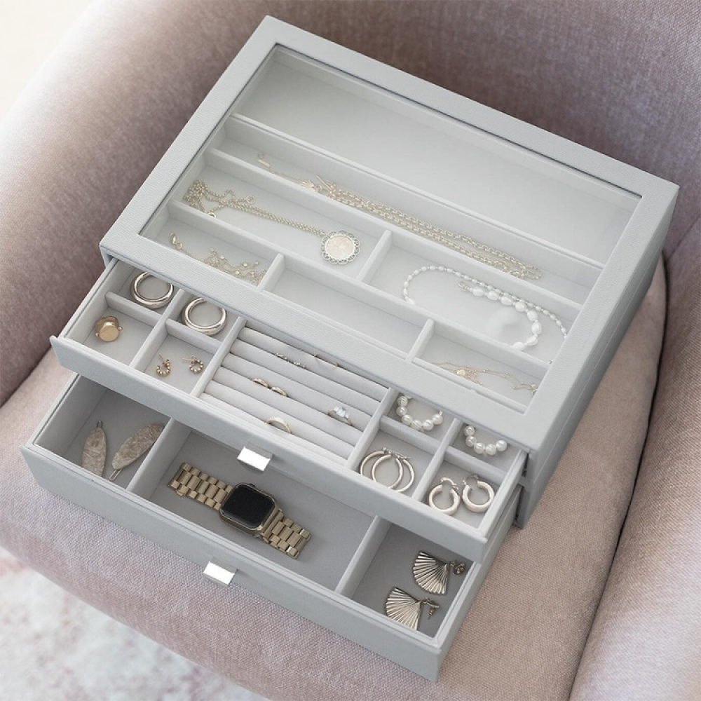 Jewellery Box, 2 layers, SUPERSIZE STACKERS DRAWERS in the group Storage / Bedroom storage / Jewelry storage at SmartaSaker.se (42251)