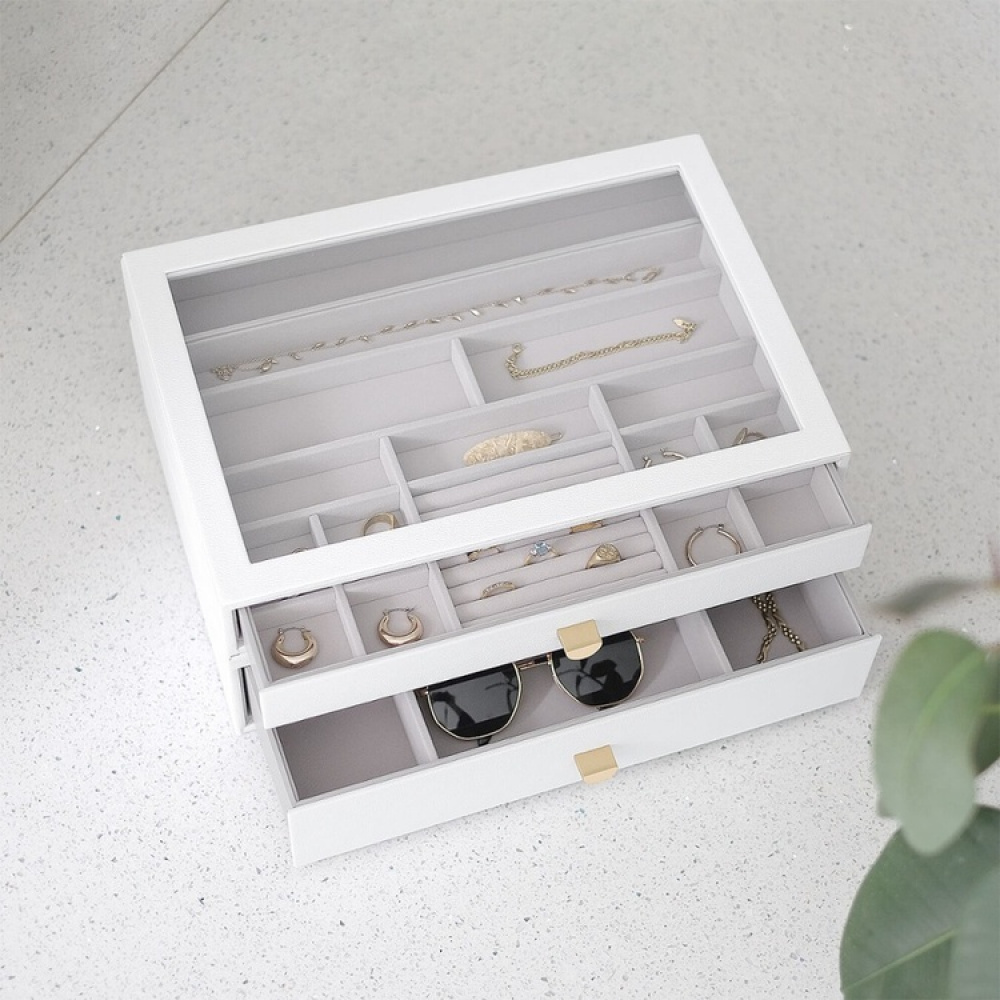 Jewellery Box, 2 layers, SUPERSIZE STACKERS DRAWERS in the group Storage / Bedroom storage / Jewelry storage at SmartaSaker.se (42251)