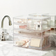 Drawer, Large High, THE HOME EDIT SMALL ALL-PURPOSE DRAWER, 13,3 x 17,8 x H 10,8 cm, Transparent Drawer, Large High, THE HOME EDIT SMALL ALL-PURPOSE DRAWER, 13,3 x 17,8 x H 10,8 cm, Transparent