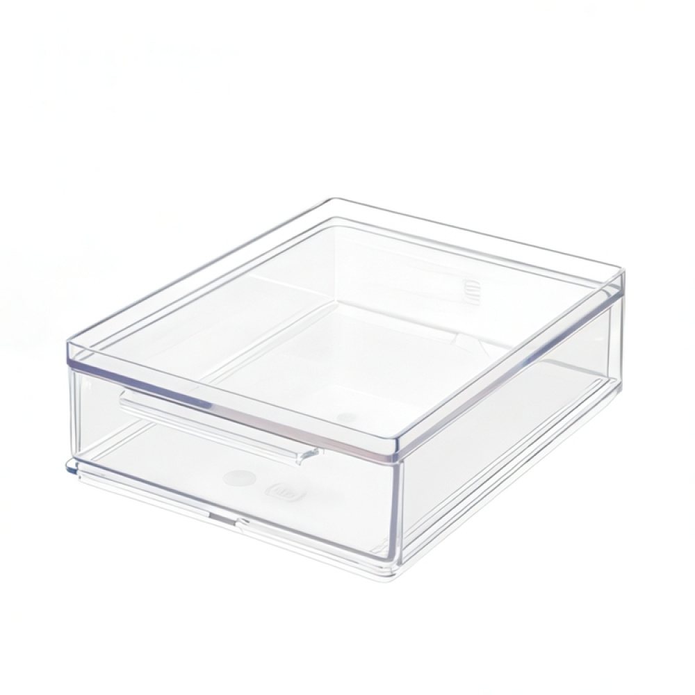 Drawer, Small, Shallow, THE HOME EDIT ALL-PURPOSE DRAWER , 13,3 x 17,8 x H 5,1 cm, Clear in the group Storage / Bathroom storage / Makeup storage at SmartaSaker.se (42257)