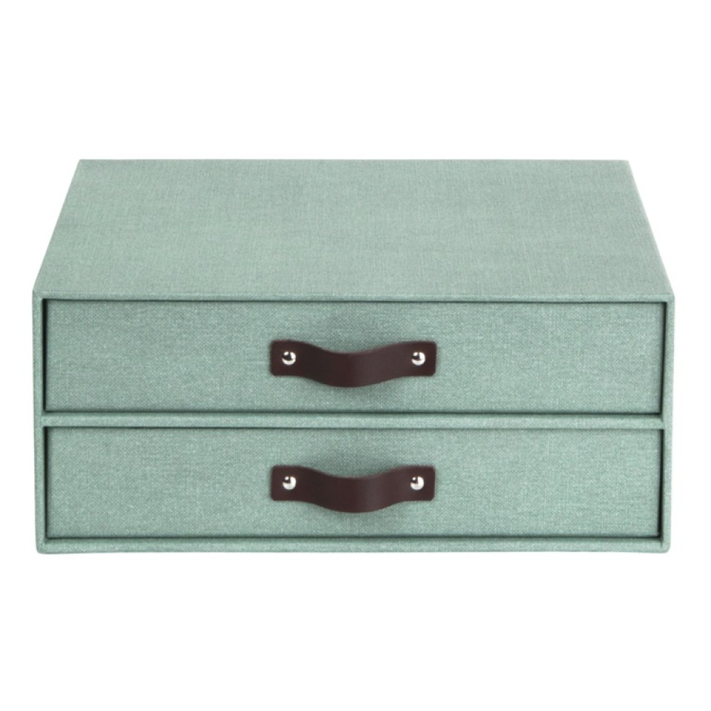 Mini chest of drawers 2 drawers, Birger canvas, Bigso in the group Storage / Storage boxes / Bigso storage boxes at SmartaSaker.se (42261)