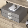 Two drawer box storage, BIGSO BIRGER, 33 x 25,5 x H 14,5 cm