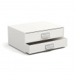 Two drawer box storage, BIGSO BIRGER, 33 x 25,5 x H 14,5 cm