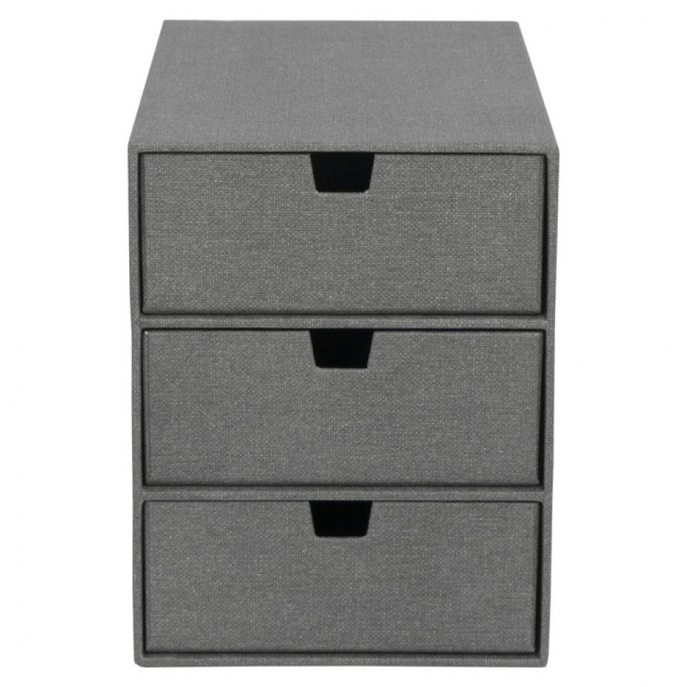 Drawer box storage, Slim, BIGSO INGRID CANVAS, 25,5 x 16 x H 20,5 cm in the group Storage / Storage boxes / BigSo storage boxes at SmartaSaker.se (42265)