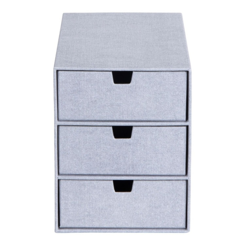 Drawer box storage, Slim, BIGSO INGRID CANVAS, 25,5 x 16 x H 20,5 cm in the group Storage / Storage boxes / BigSo storage boxes at SmartaSaker.se (42265)