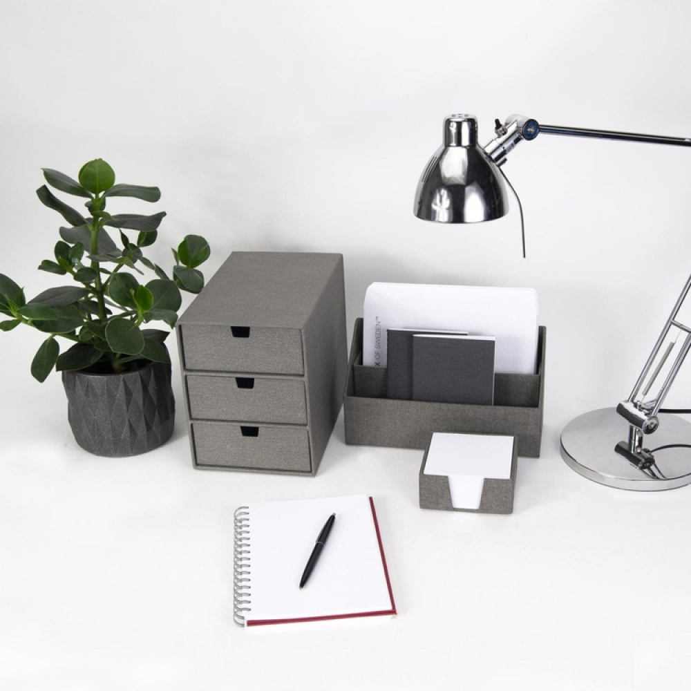 Mini chest of drawers 3 drawers, Ingrid canvas, Bigso in the group Storage / Storage boxes / Bigso storage boxes at SmartaSaker.se (42265)