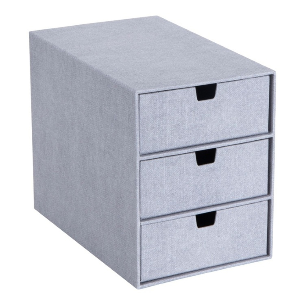 Drawer box storage, Slim, BIGSO INGRID CANVAS, 25,5 x 16 x H 20,5 cm in the group Storage / Storage boxes / BigSo storage boxes at SmartaSaker.se (42265)