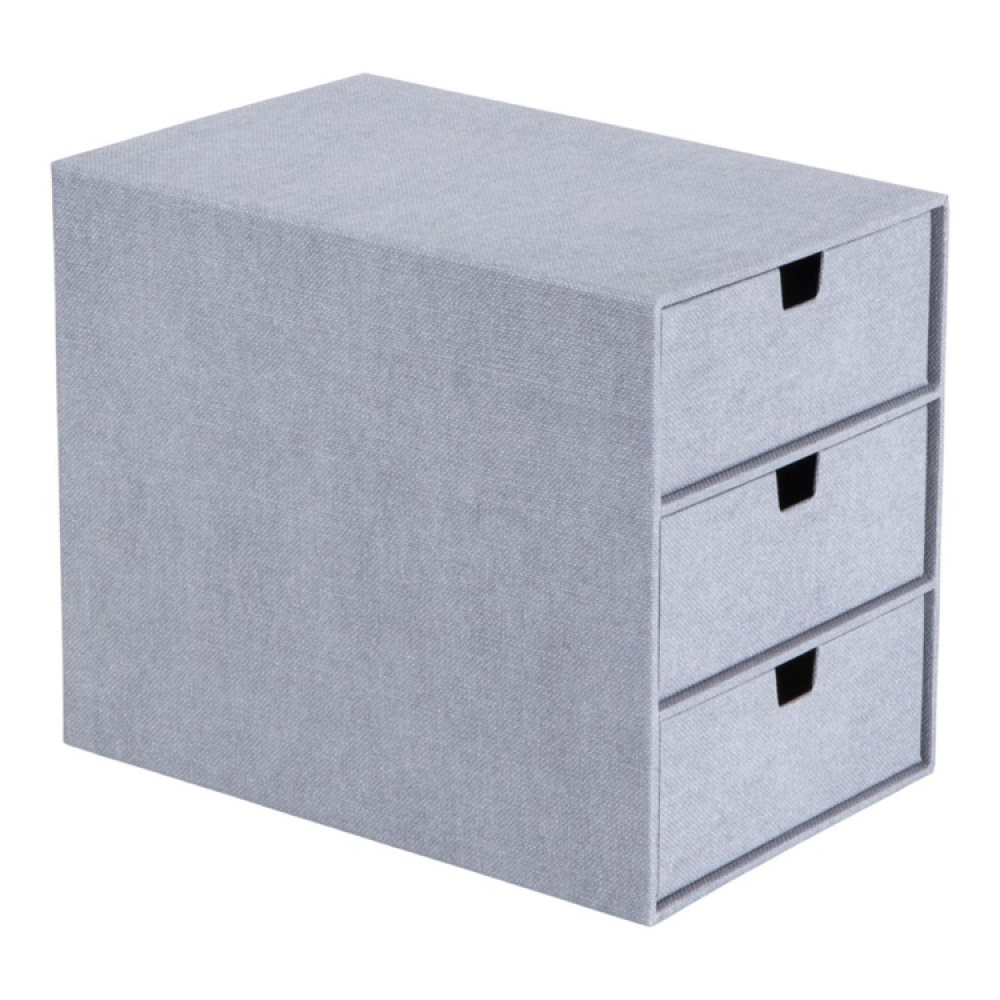 Drawer box storage, Slim, BIGSO INGRID CANVAS, 25,5 x 16 x H 20,5 cm in the group Storage / Storage boxes / BigSo storage boxes at SmartaSaker.se (42265)