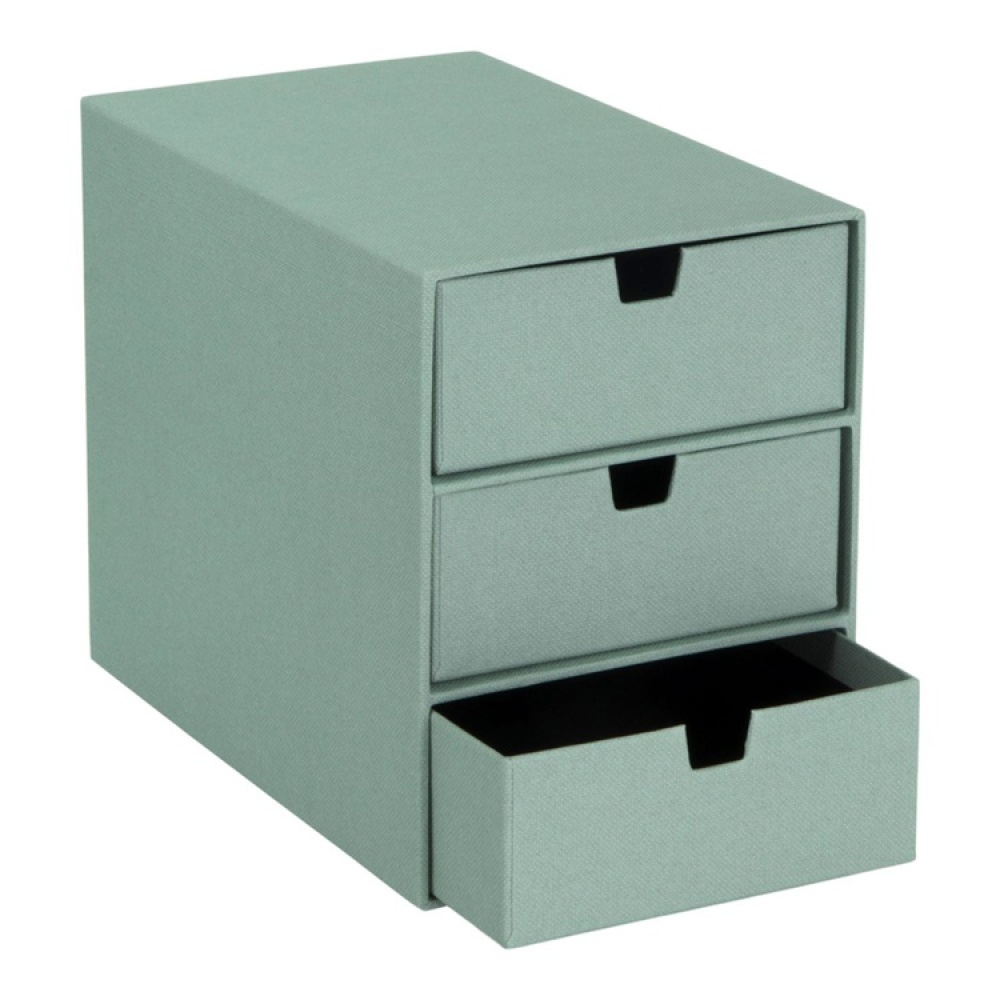 Mini chest of drawers 3 drawers, Ingrid canvas, Bigso in the group Storage / Storage boxes / Bigso storage boxes at SmartaSaker.se (42265)