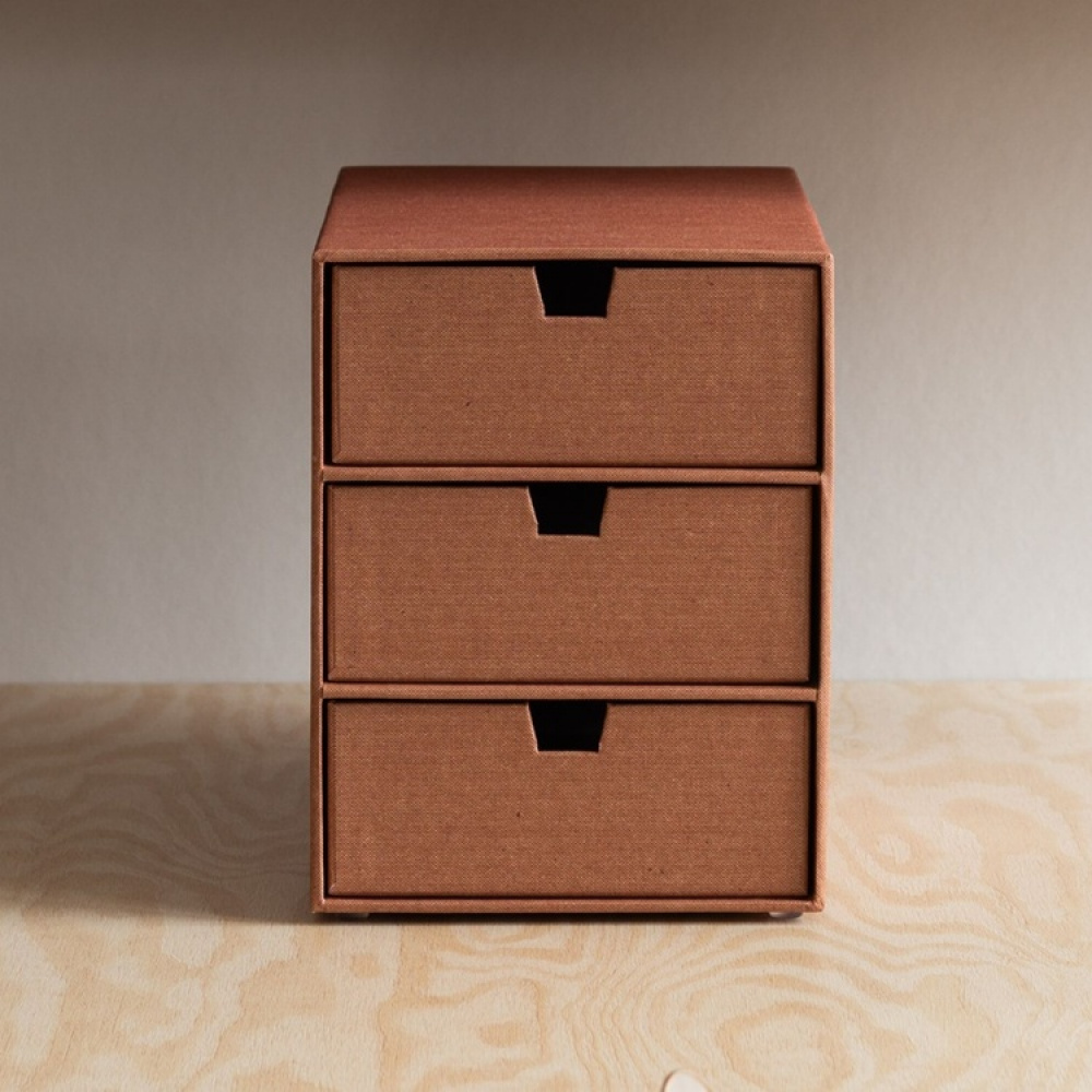 Drawer box storage, Slim, BIGSO INGRID RESTORE, 25,5 x 16 x H 20,5 cm in the group Storage / Storage boxes / BigSo storage boxes at SmartaSaker.se (42266)
