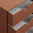 Drawer box storage, Slim, BIGSO INGRID RESTORE, 25,5 x 16 x H 20,5 cm
