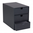 Drawer box storage, Slim, BIGSO INGRID, 25,5 x 16 x H 20,5 cm