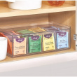 Storage box for tea bags 4 compartments