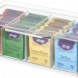 Storage box for tea bags 4 compartments