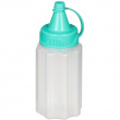 Mini bottles for sauce, 35 ml, Set of 3, SAUCE TO GO, Ø3,4 x H8 cm, Purple / Turquoise / Blue Mini bottles for sauce, 35 ml, Set of 3, SAUCE TO GO, Ø3,4 x H8 cm, Purple / Turquoise / Blue