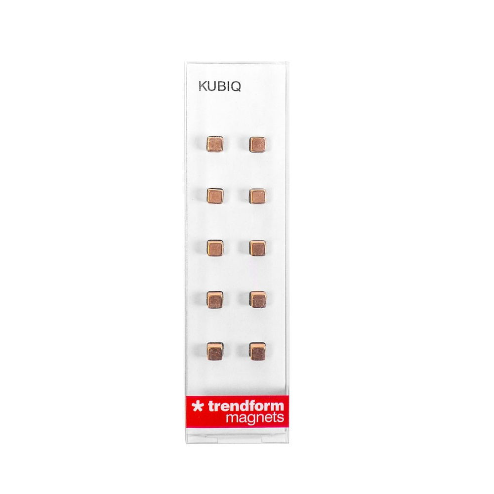 Magnets mini, Set of 10, KUBIQ, 0,5 cm, Copper in the group Storage / Magnets and adhesives / Strong magnets at SmartaSaker.se (42273)