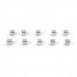 Magnets mini, set of 10, KUBIQ, 0,5cm, silver