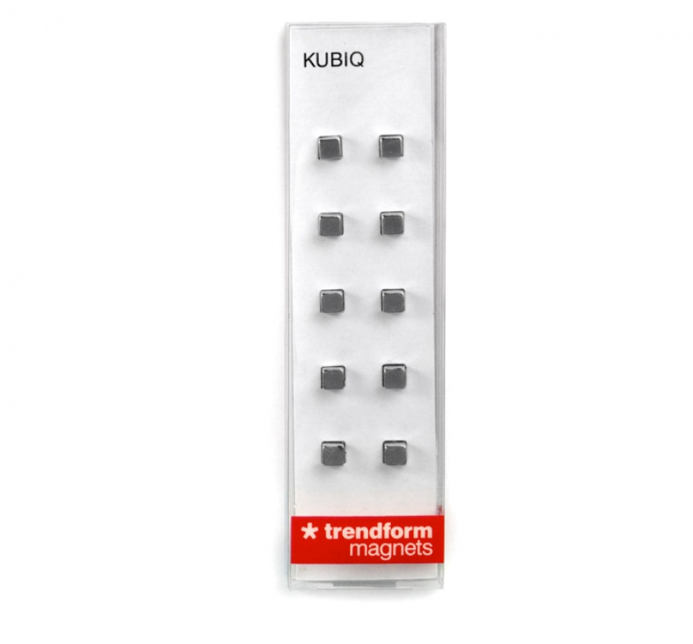 Magnets mini, set of 10, KUBIQ, 0,5cm, silver in the group Storage / Magnets and adhesives at SmartaSaker.se (42275)