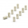 Magnets, small and strong, Set of 10, MAGNUM, Ø 0,4 x H 0,7 cm, Silver Magnets, small and strong, Set of 10, MAGNUM, Ø 0,4 x H 0,7 cm, Silver