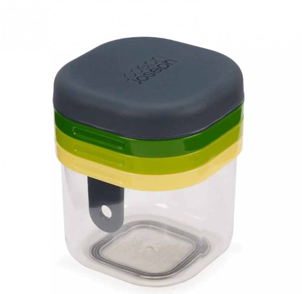 Food preparation Sert, 3-IN-1 MULTI-PREP, Joseph Joseph, Green / Yellow in the group Storage / Kitchen storage at SmartaSaker.se (42279)