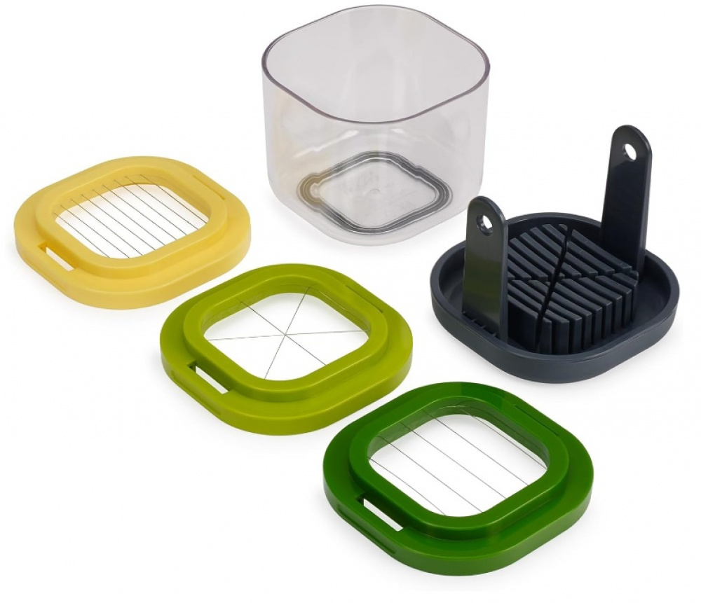 Food preparation Sert, 3-IN-1 MULTI-PREP, Joseph Joseph, Green / Yellow in the group Storage / Kitchen storage at SmartaSaker.se (42279)