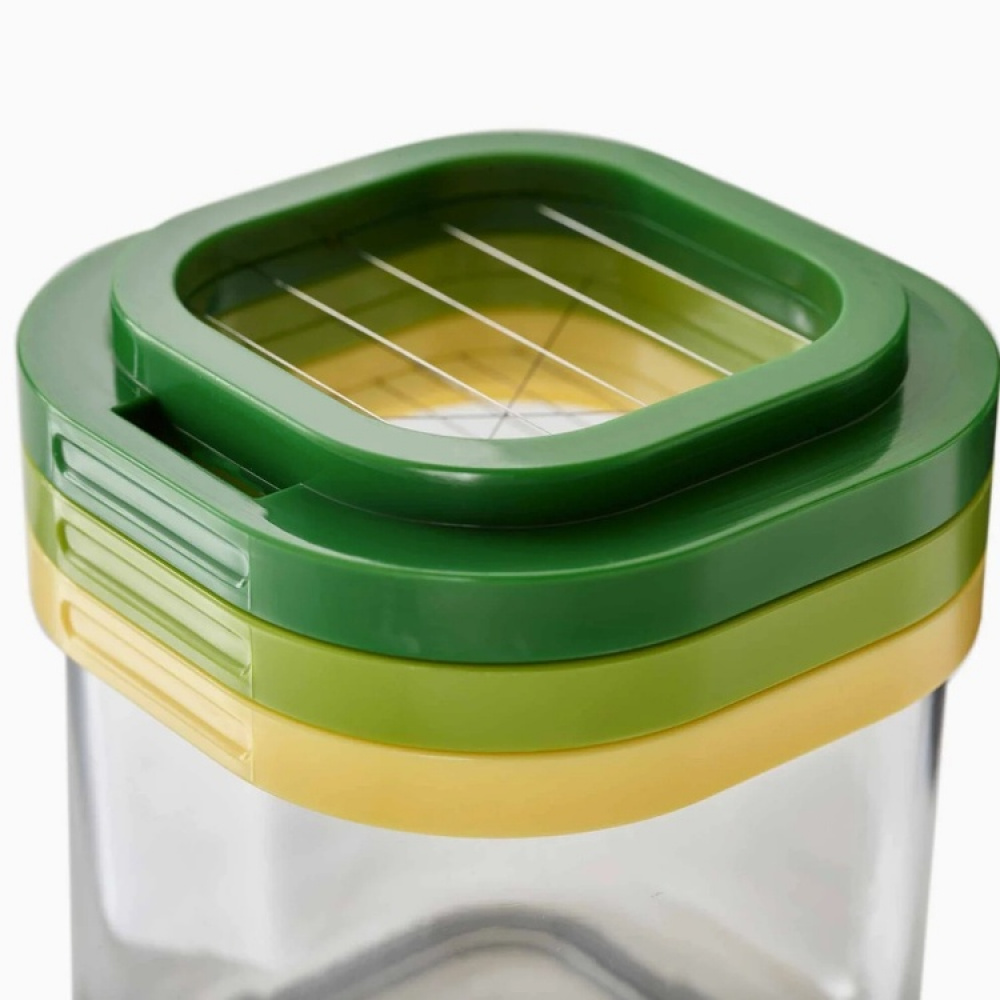 Food preparation Sert, 3-IN-1 MULTI-PREP, Joseph Joseph, Green / Yellow in the group Storage / Kitchen storage at SmartaSaker.se (42279)