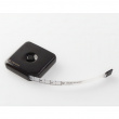 Mini Tape measure, 1,5 m, MIDORI XS, 3,8 × 3,8 cm, Black