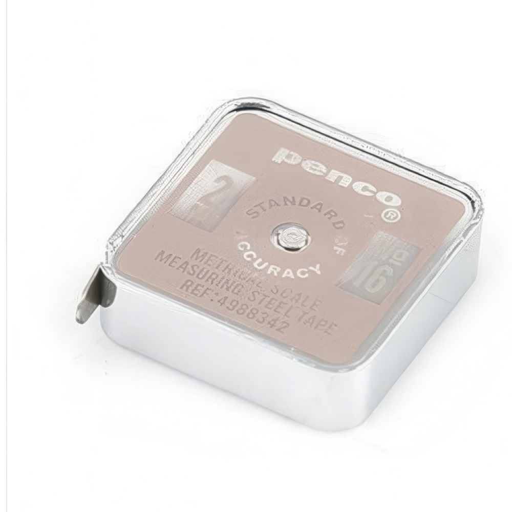 Tape measure, Metal, 2 m, PENCO POCKET, 4 x 4,5 cm in the group Storage / Office supplies at SmartaSaker.se (42284)