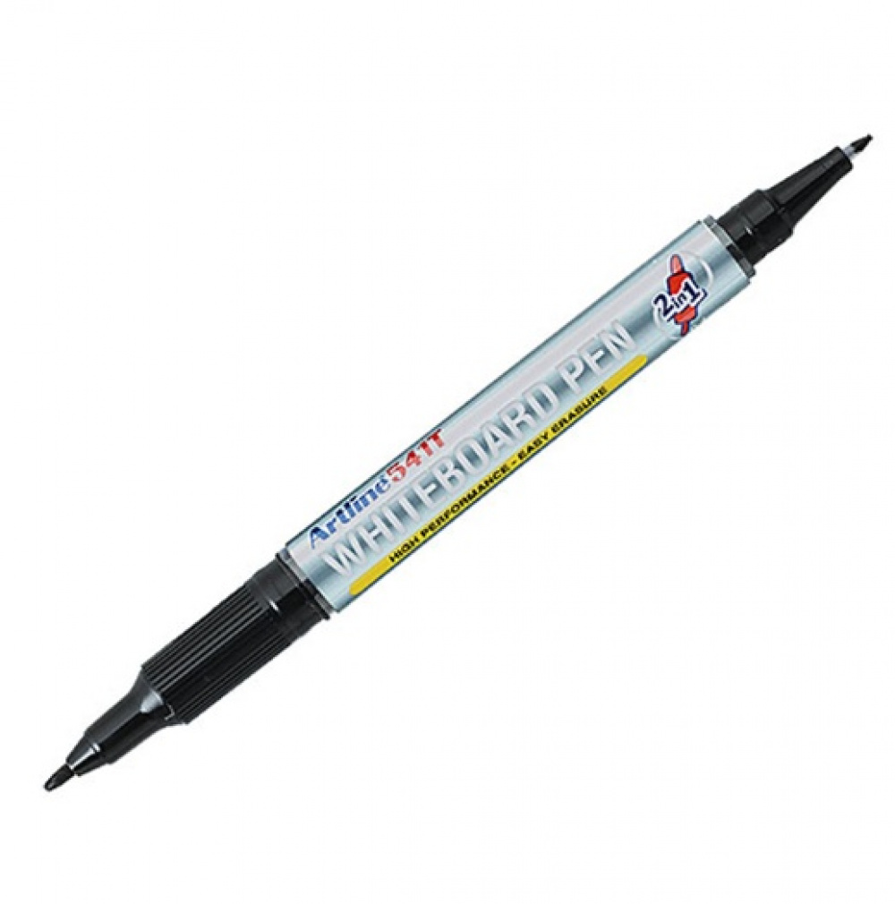 Board Marker, ARTLINE TWIN ENDED, 0.4 mm + 1.0 mm, Black in the group Storage / Office supplies at SmartaSaker.se (42290)