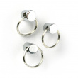 Key Rings with Magnets, Set of 3, RING, Super strong, silver Key Rings with Magnets, Set of 3, RING, Super strong, silver