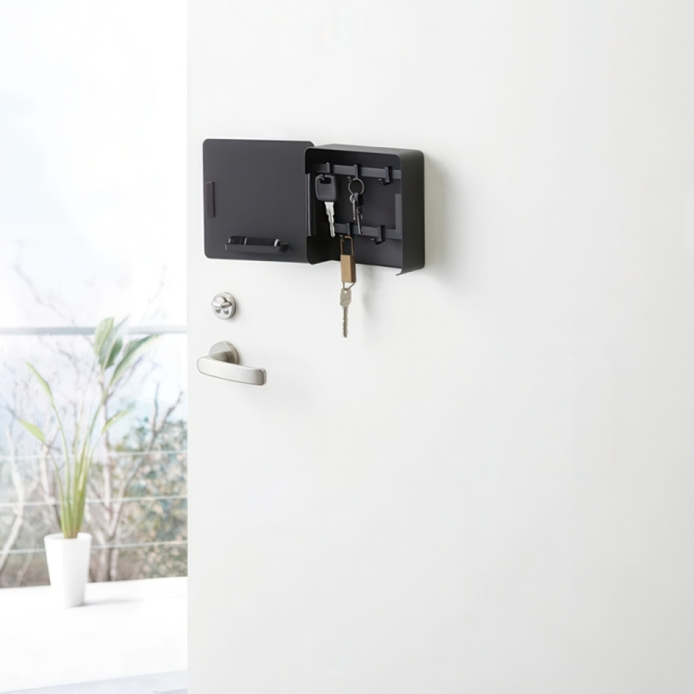 Key Cabinet, Magnetic, TOWER SQUARE, Yamazaki, 16 x 16 cm in the group Storage / Hallway storage / Key cabinets at SmartaSaker.se (42311)