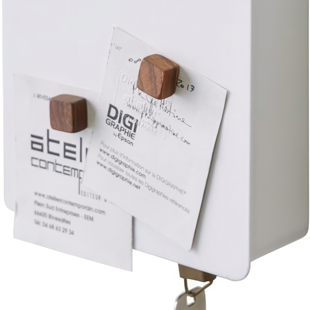 Key Cabinet, Magnetic, TOWER SQUARE, Yamazaki, 16 x 16 cm in the group Storage / Hallway storage / Key cabinets at SmartaSaker.se (42311)