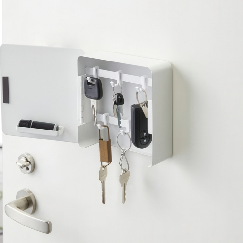 Key Cabinet, Magnetic, TOWER SQUARE, Yamazaki, 16 x 16 cm in the group Storage / Hallway storage / Key cabinets at SmartaSaker.se (42311)